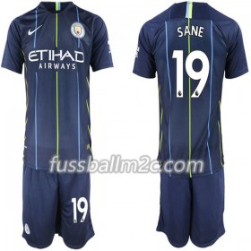 Fußballtrikots Manchester City Sane 19 Kinder Auswärts Trikotsatz 2018-2019